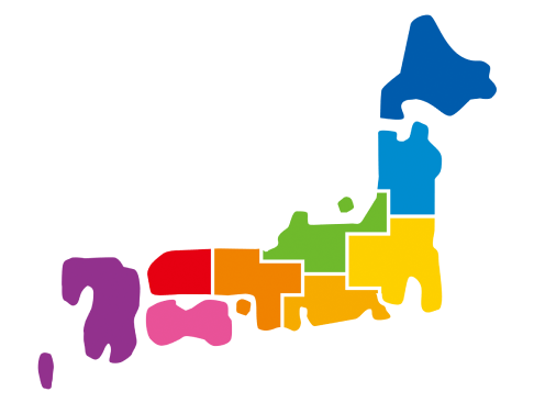 日本地図のマップ